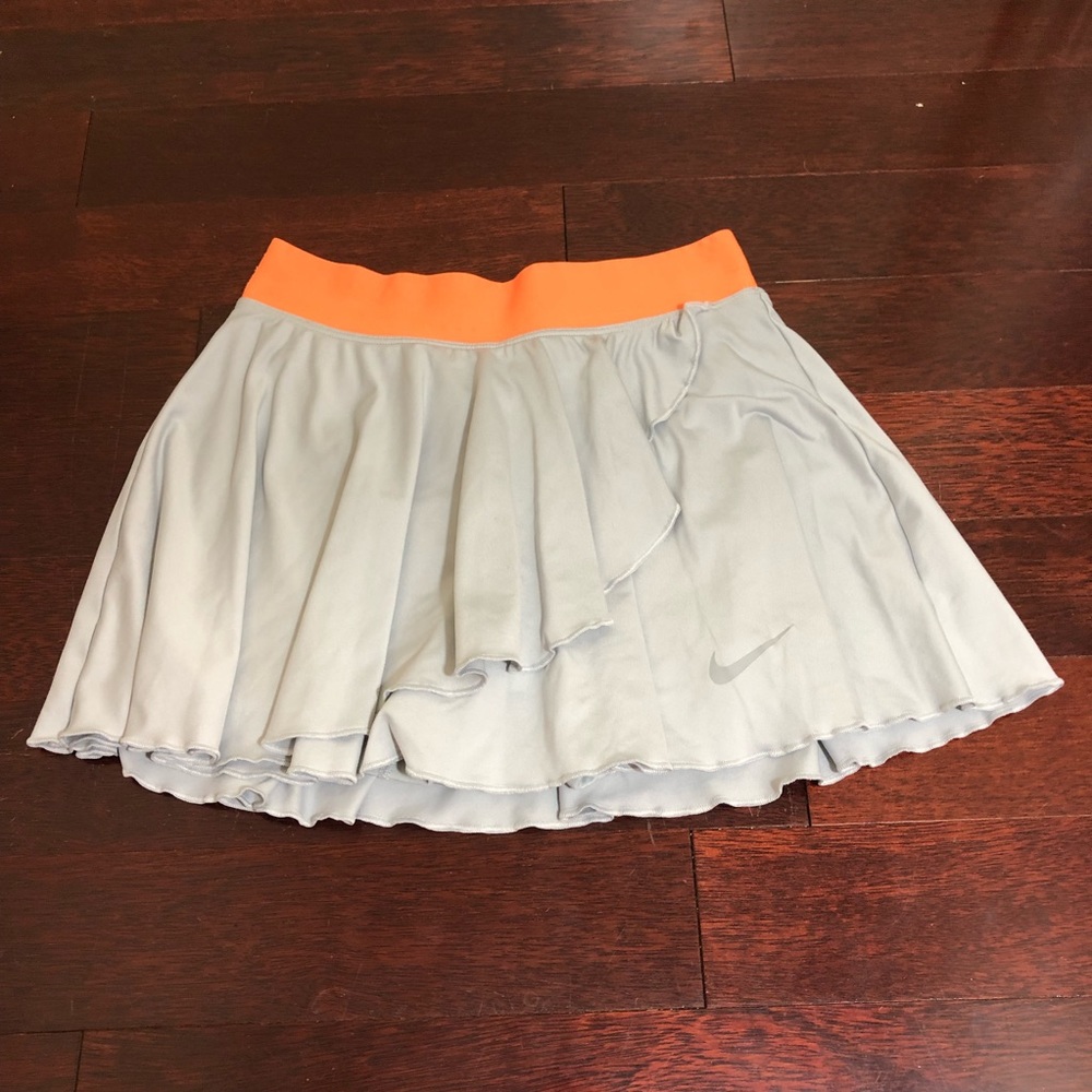 Gray Nike Tennis Skirt